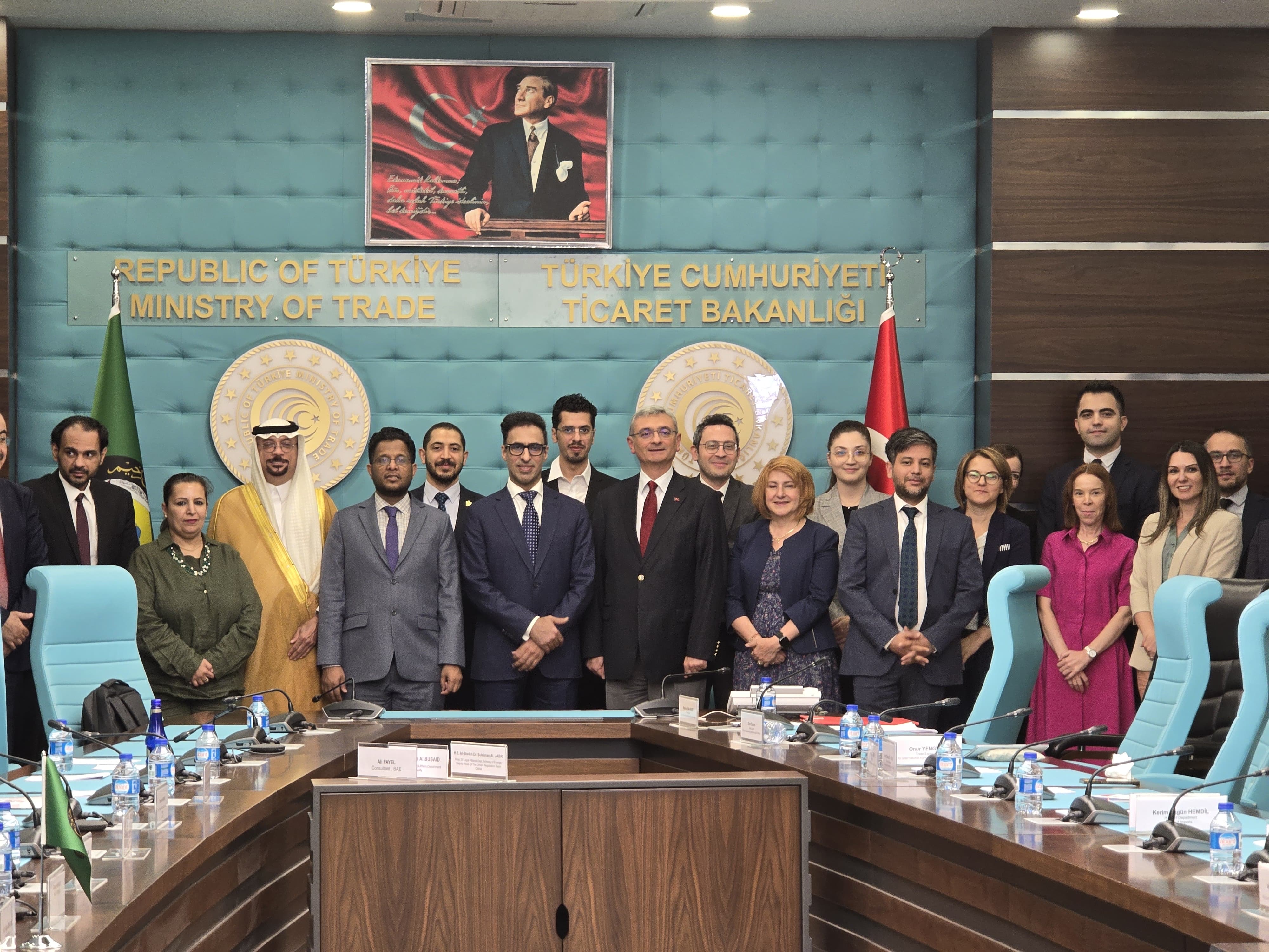 اختتام الجولة الأولى من مفاوضات اتفاقية التجارة الحرة بين دول مجلس التعاون لدول الخليج العربية وجمهورية تركيا