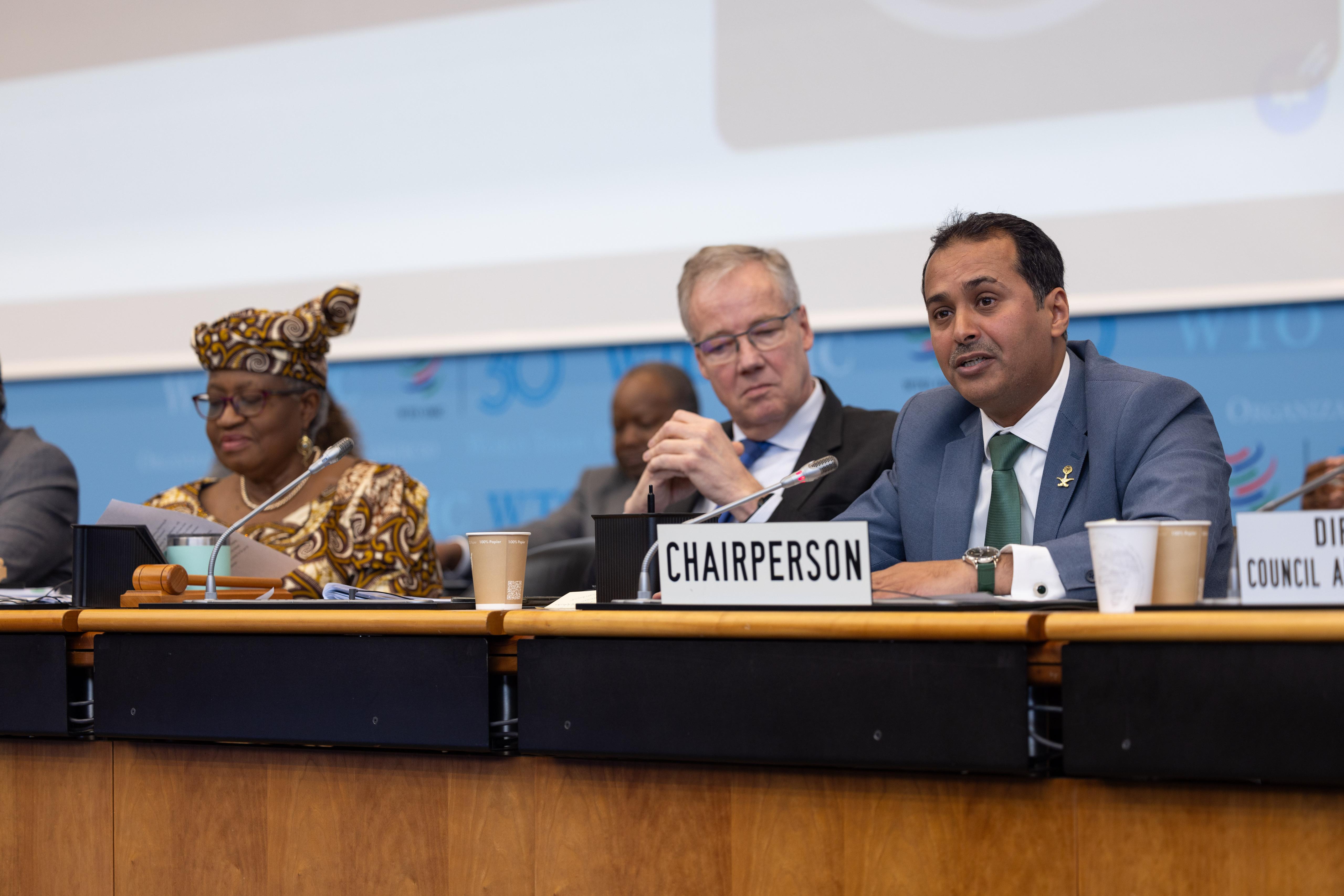 The Kingdom Chairs the General Council of the World Trade Organization 2025 – 2026