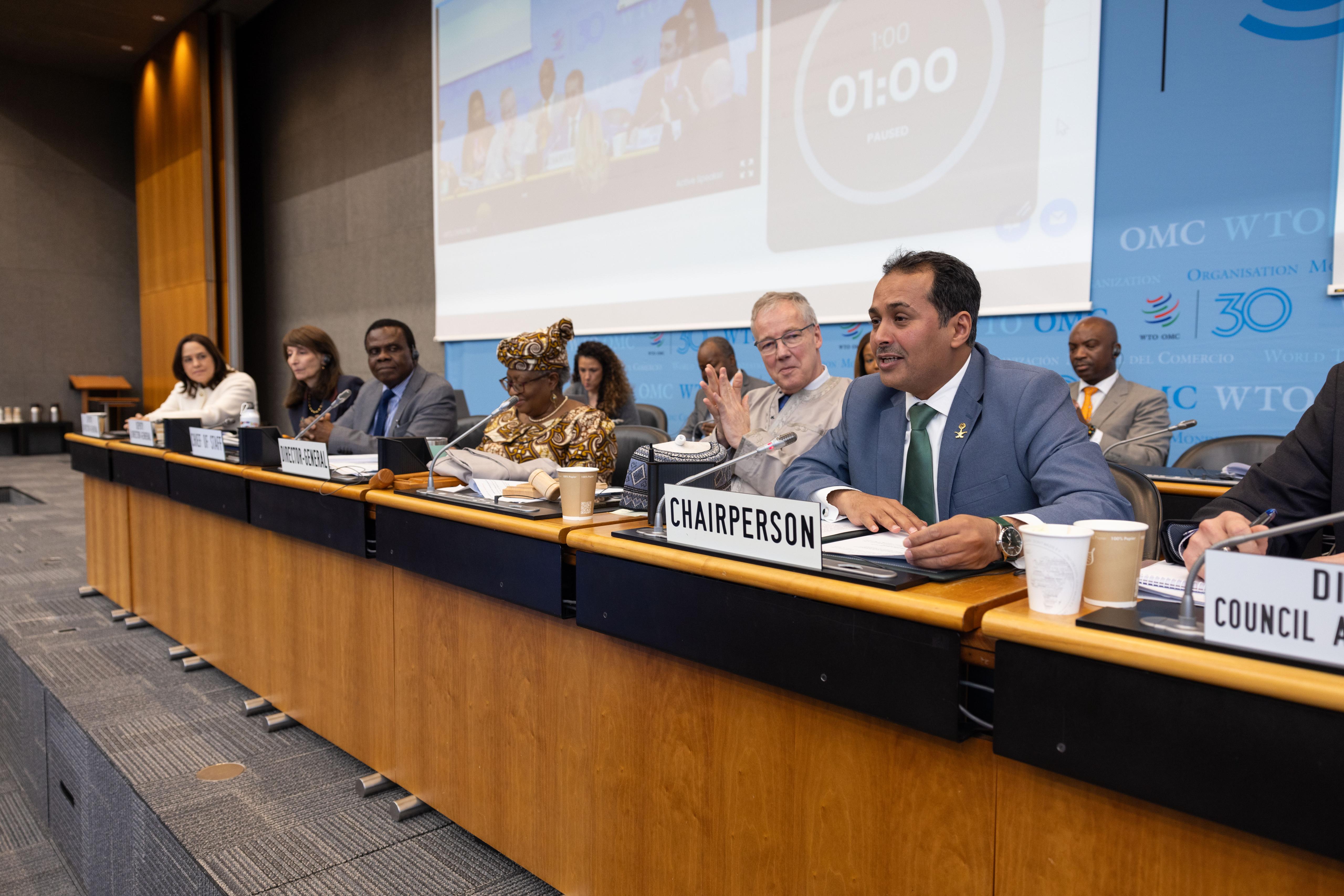 The Kingdom Chairs the General Council of the World Trade Organization 2025 – 2026