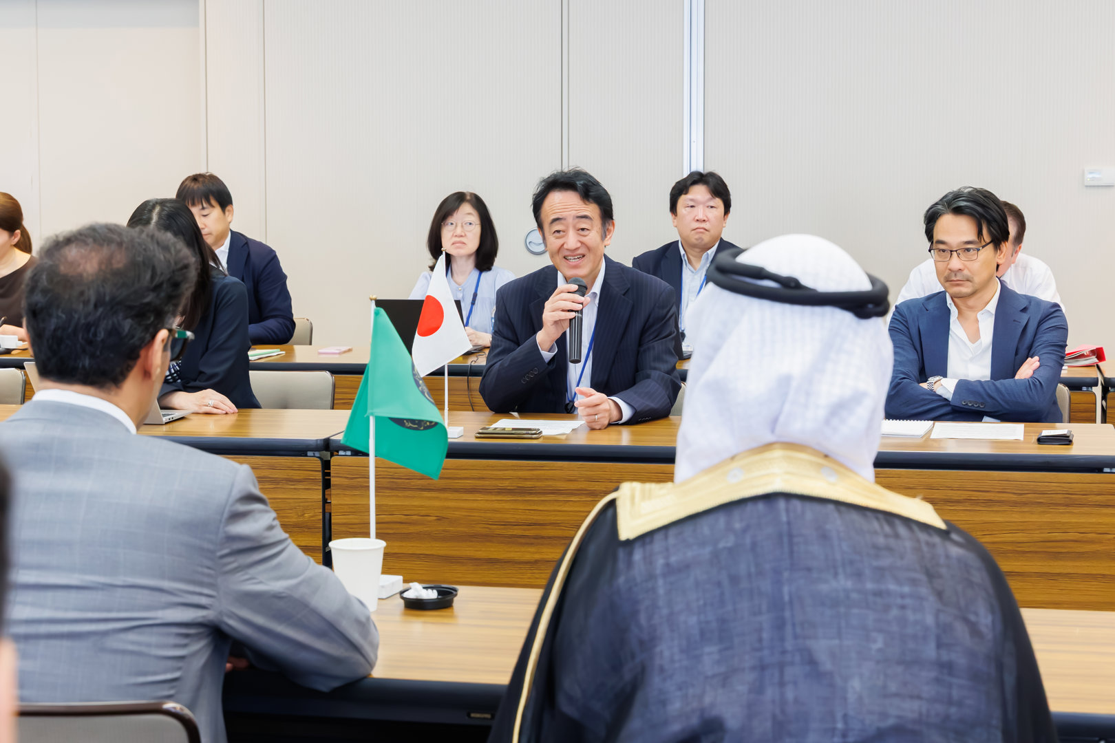 التجارة الخارجية ترأس الفريق التفاوضي السعودي المشارك في الجولة الثانية من مفاوضات اتفاقية التجارة الحرة بين مجلس التعاون لدول الخليج ودولة اليابان