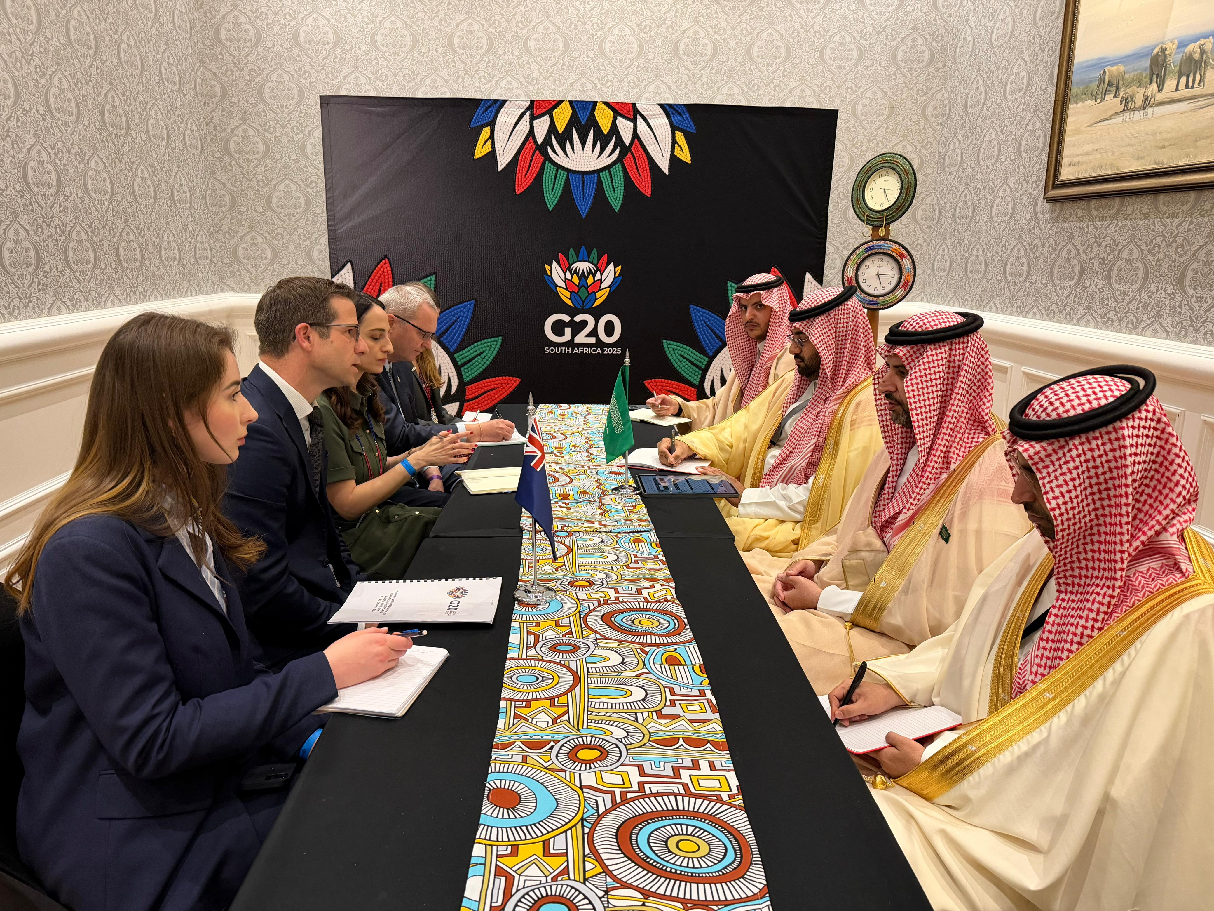 المملكة تشارك في الاجتماع الوزاري مجموعة التجارة والاستثمار بمجموعة العشرين وتؤكد دورها في تعزيز التجارة العالمية